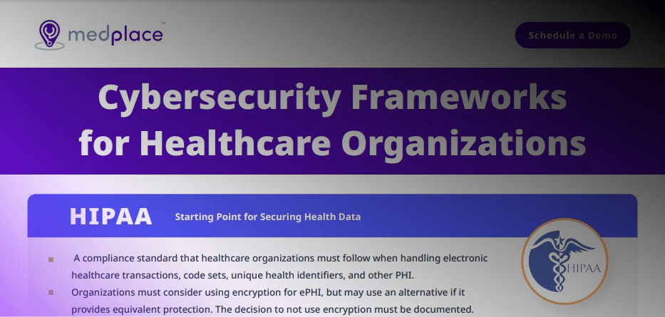 Infographic - 7 Cybersecurity Frameworks For Healthcare Organizations